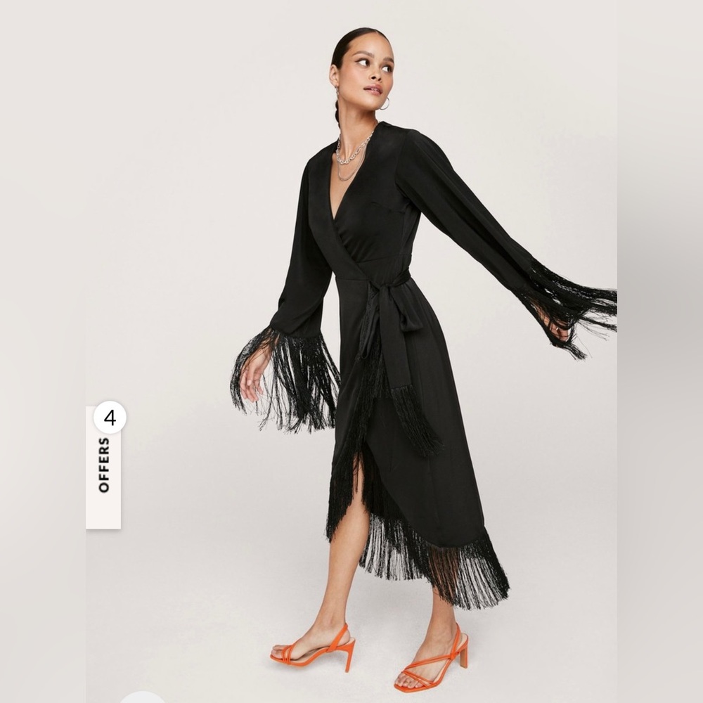 Nasty Gal fringe dress FUN make an offer